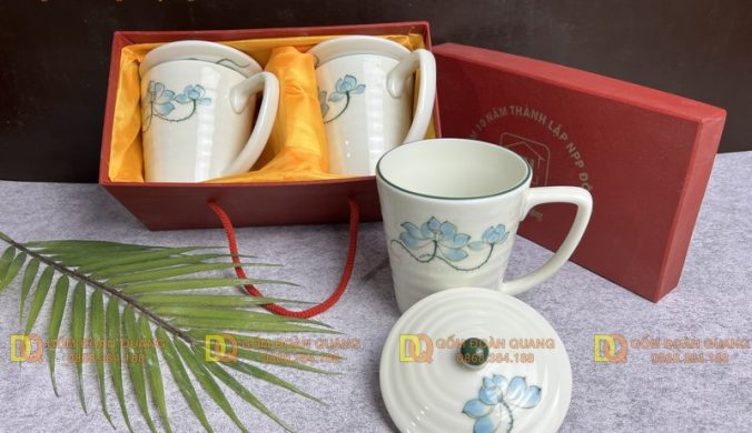 Cách chọn ly sứ Bát Tràng in logo làm quà tặng