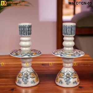 Chân nến bàn thờ công giáo loại đẹp mã DTCN-05