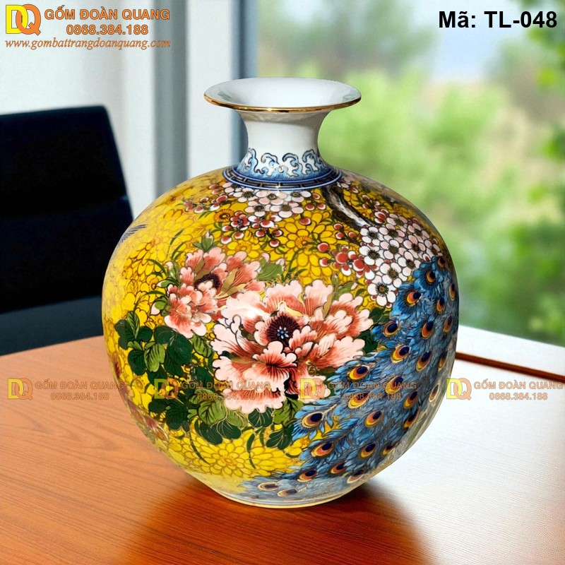 Giá bình hút tài lộc Bát Tràng mã TL-048 – Ảnh 2