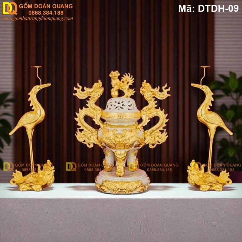 Giá bộ tam sự đỉnh hạc gốm sứ bao nhiêu