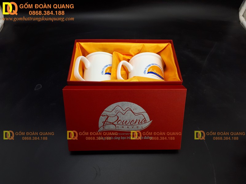 Lý do in logo công ty lên ly sứ