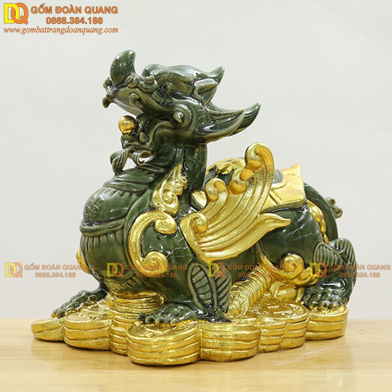 Tượng Tỳ Hưu gốm sứ hóa giải phong thủy tứ hành xung