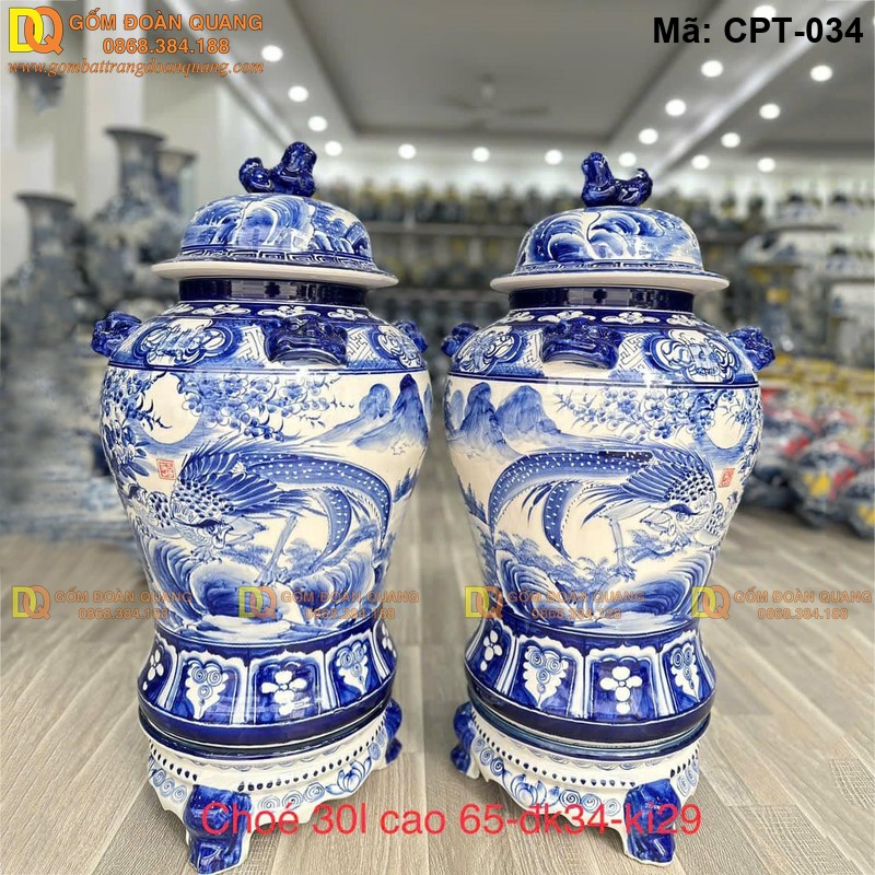 Chóe sứ Bát Tràng sáng bóng nhờ vệ sinh tự nhiên