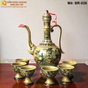 Ấm rót rượu vòi dài tiện lợi khi sử dụng mã BR-026