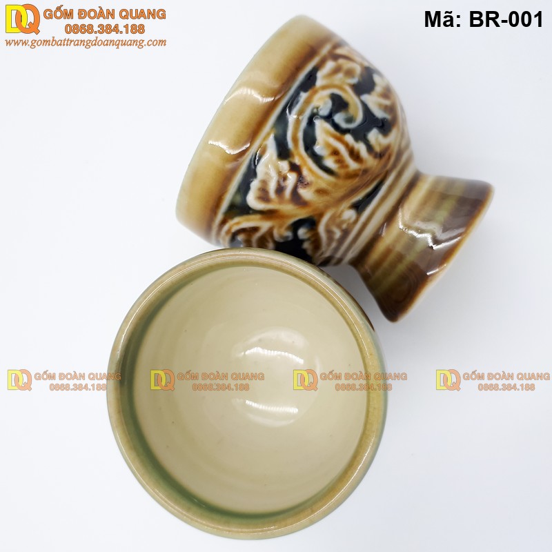 Bình đựng rượu bằng gốm sứ dáng cổ, dùng rót và trưng bày mã BR-001 – Ảnh 3