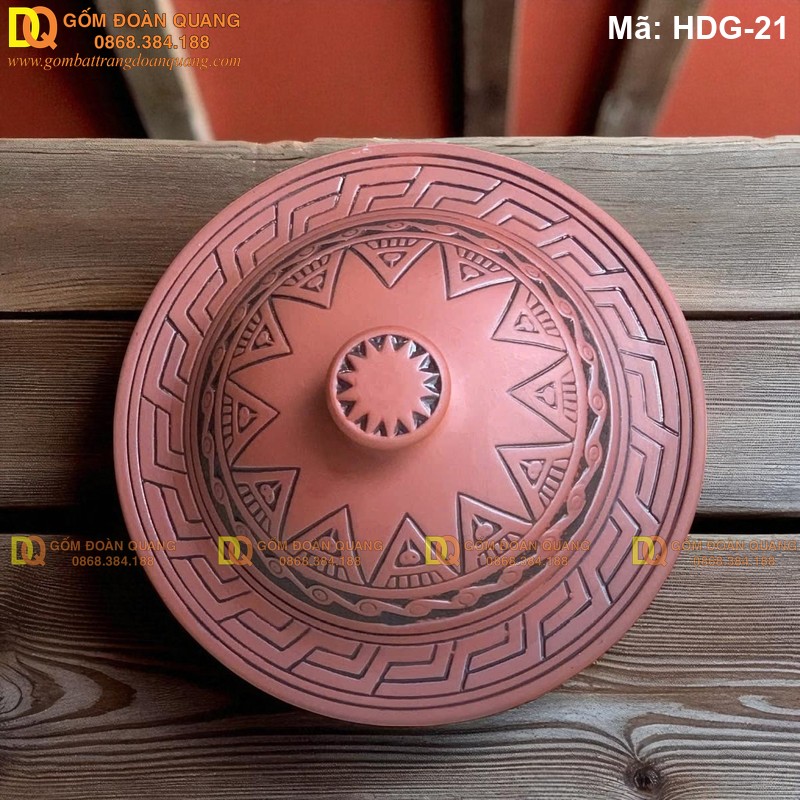 Chum gạo bằng gốm sành, bảo quản gạo khô ráo lâu dài mã HDG-21 - Ảnh 3